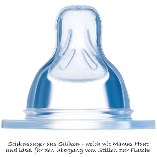MAM PP-Flasche Easy Start Anti-Kolik 320 ml - Silikon Gr. 2 - für Jungen