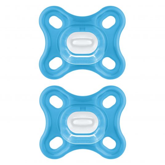 MAM Pacifier 2 Pack Comfort - Silicone from 0 M - Blue