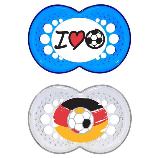 MAM Pacifier 2-pack Original - Silicone from 16 M - World Cup Edition
