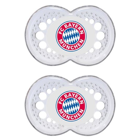 MAM Schnuller 2er Pack Silikon 6-16 M - FC Bayern