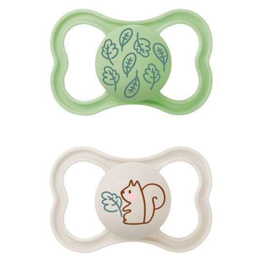 MAM Pacifier 2-pack Supreme - Silicone 6-16 M - Beige