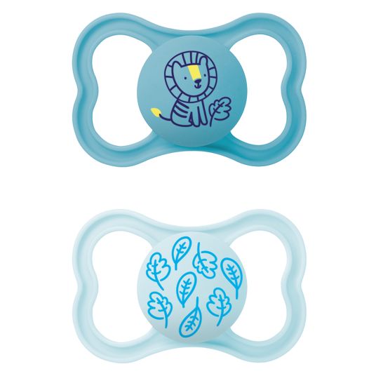 MAM Pacifier 2-pack Supreme - Silicone 6-16 M - Blue