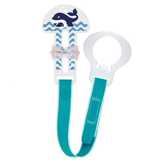 MAM Pacifier band Fashion with clip - Blue