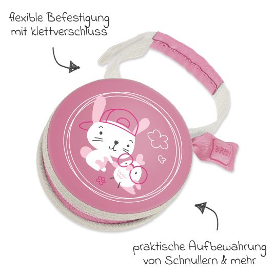 MAM Schnullertasche - Hase - Rosa