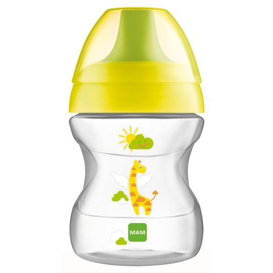 MAM Learn to Drink Cup Fashion Bottle 190 ml - Yellow