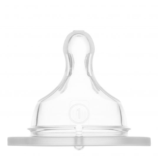 MAM Teat 2 pack silk teat - silicone size 1