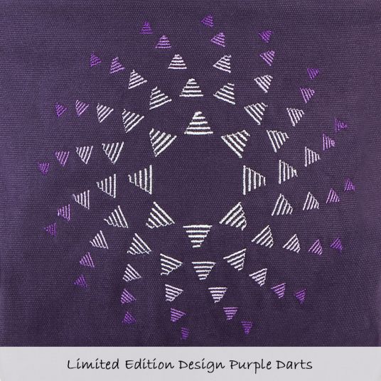 manduca Baby Carrier Pure Cotton Limited Edition - Purple Darts