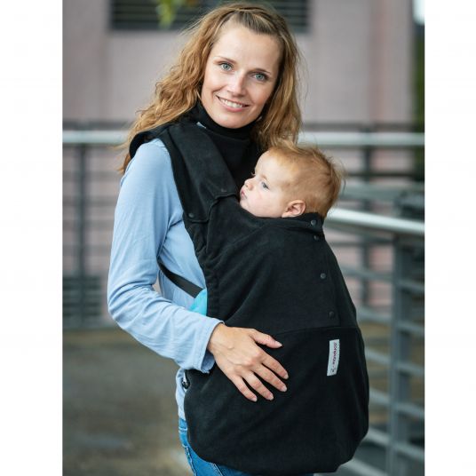 manduca Cover Cold-Weather for baby carrier - Black