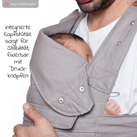 Marsupi Babytrage Breeze 2.0 Gr. XL für Neugeborene von 3,5 kg -15 kg - Pistazie