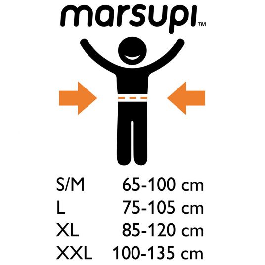 Marsupi Babytrage Classic 2.0 XL - Black