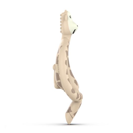 Matchstick Monkey 4-tlg. Starter-Set Zahnungshilfen - Beißring mit Fingerzahnbürste - Giraffe - Beige