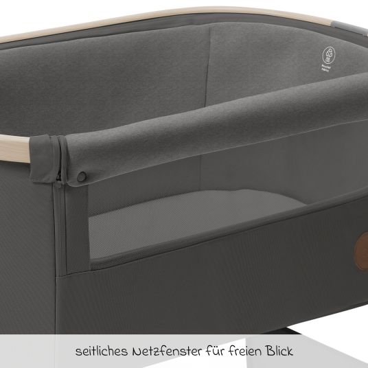 Maxi-Cosi 2-in-1 co-sleeper Iora foldable, incl. mattress & travel bag - Beyound - Graphite Eco