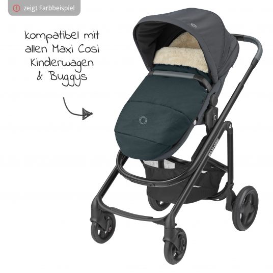 Maxi-Cosi 2 in 1 Fußsack für Kinderwagen & Buggys von Maxi-Cosi - Essential Black