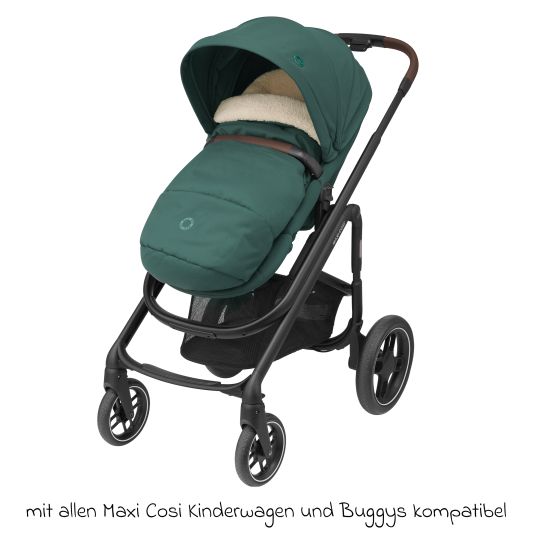 Maxi-Cosi 2 in 1 footmuff for baby carriages & buggies by Maxi-Cosi - Essential Green