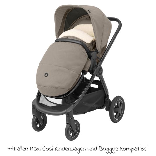 Maxi-Cosi 2 in 1 footmuff for baby carriages & buggies by Maxi-Cosi - Twillic Truffel