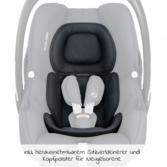 Maxi-Cosi Set di passeggini 2 in 1 Buggy Lara² con portabebè CabrioFix i-Size e adattatore - Essential Graphite