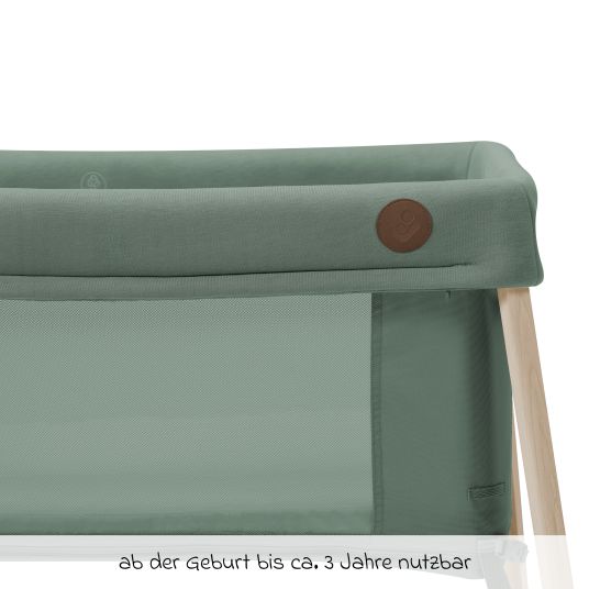 Maxi-Cosi 2-in-1 travel cot Iris for newborns & toddlers incl. mattress & travel bag only 5.96 kg light - Beyound - Green Eco