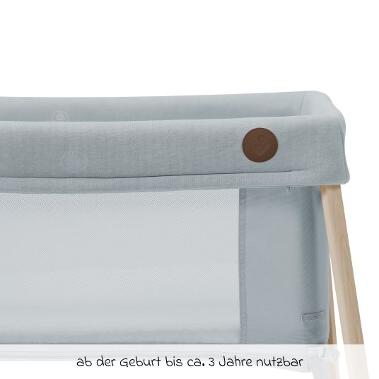 Maxi-Cosi 2-in-1 Reisebett Iris für Neugeborene & Kleinkinder inkl. Matratze & Reistasche nur 5,96 kg leicht - Beyound - Grey Eco