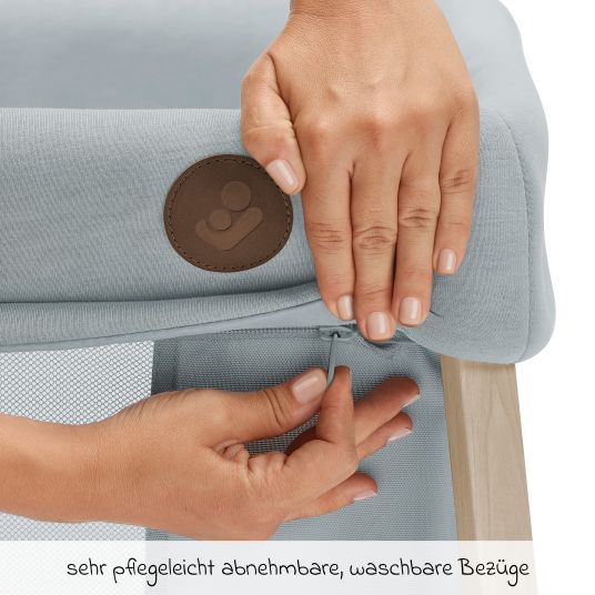 Maxi-Cosi 2-in-1 Reisebett Iris für Neugeborene & Kleinkinder inkl. Matratze & Reistasche nur 5,96 kg leicht - Beyound - Grey Eco