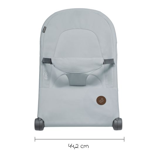 Maxi-Cosi 2in1 Babywippe Loa Beyond Eco Care ab Geburt - 6 Monate mit Wippfunktion - federleicht nur 2 kg - Grey