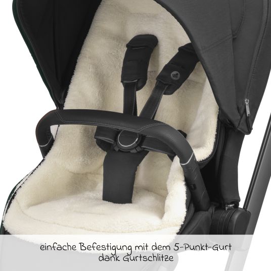 Maxi-Cosi 2in1 Fußsack für Kinderwagen & Buggys von Maxi-Cosi - Twillic Black