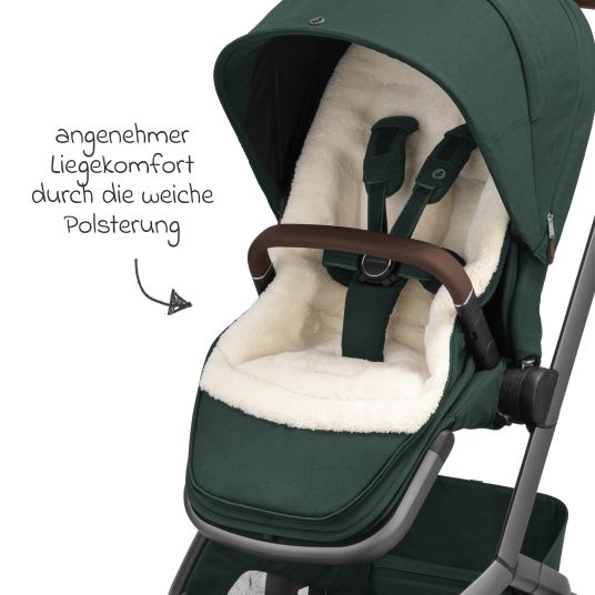 Maxi-Cosi 2in1 Fußsack für Kinderwagen & Buggys von Maxi-Cosi - Twillic Green