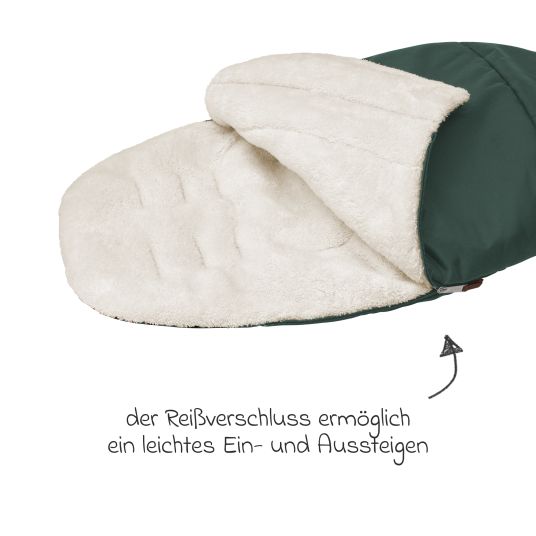 Maxi-Cosi 2in1 Fußsack für Kinderwagen & Buggys von Maxi-Cosi - Twillic Green