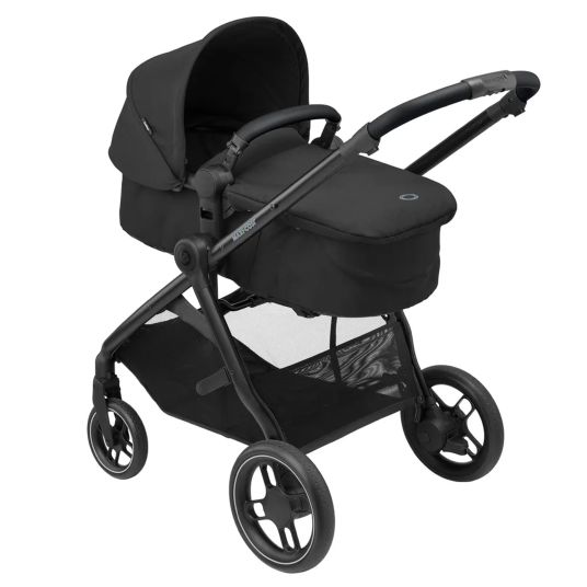 Maxi-Cosi 3-in-1 baby carriage set Zelia³ incl. infant car seat CabrioFix i-Size & adapter, 22 kg - Black