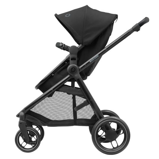 Maxi-Cosi 3-in-1 baby carriage set Zelia³ incl. infant car seat CabrioFix i-Size & adapter, 22 kg - Black