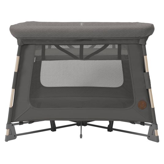 Maxi-Cosi 3-in-1 travel cot Swift travel cot, co-sleeper, playpen with mattress & carrycot only 6.70 kg light - Beyound - Graphite Eco