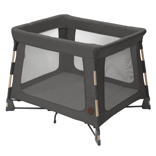 Maxi-Cosi 3-in-1 travel cot Swift travel cot, co-sleeper, playpen with mattress & carrycot only 6.70 kg light - Beyound - Graphite Eco
