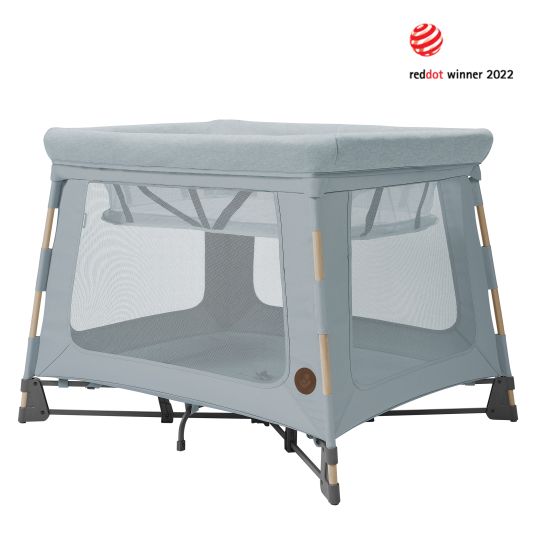 Maxi-Cosi 3-in-1 travel cot Swift travel cot, co-sleeper, playpen with mattress & carrycot only 6.70 kg light - Beyound - Grey Eco