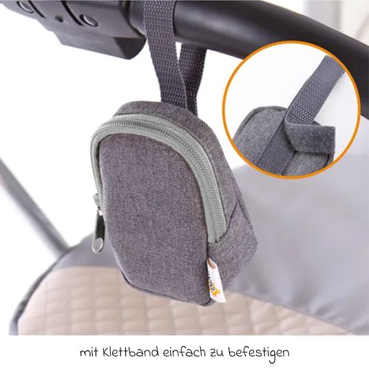 Maxi-Cosi 3in1 infant car seat & reboarder set FamilyFix 360 from birth to 4 years (40 - 105 cm) with infant car seat Pebble 360 & child seat Pearl 360 incl. Isofix base FamilyFix, protective pad, activity harness & pacifier bag - Graphite