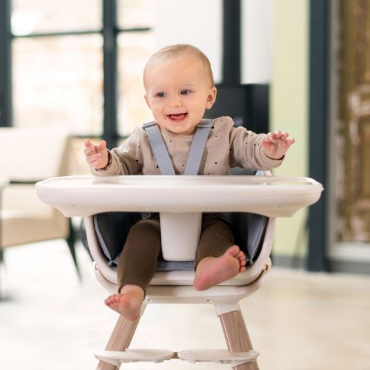 Maxi-Cosi Seggiolone 8in1 Moa cresce da 6 mesi a 5 anni Seggiolone, seggiolino, tavolo, sedia e sgabello - Beyond White