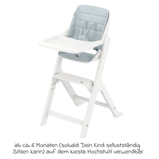 Maxi-Cosi Baby and toddler set for Nesta high chair from 6 months - 3 years - Beyond Sky Grey