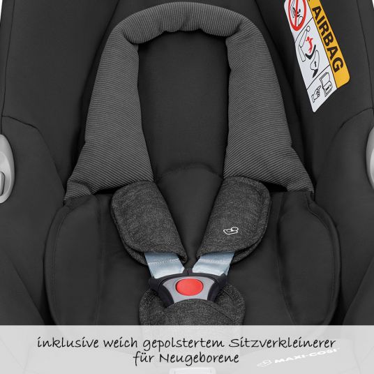 Maxi-Cosi Babyschale Cabriofix & FamilyFix - Nomad Black