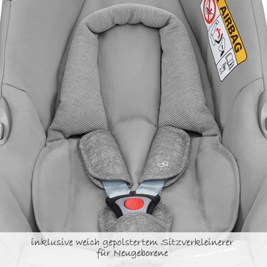 Maxi-Cosi Babyschale Cabriofix & FamilyFix - Nomad Grey