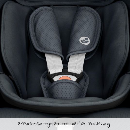 Maxi-Cosi Baby car seat CabrioFix i-Size from birth-15 months (40-75 cm) incl. footmuff & pacifier box - Essential Graphite