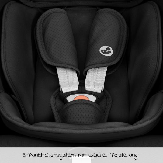 Maxi-Cosi Baby car seat CabrioFix i-Size from birth-15 months (40-75 cm) incl. i-Size Base, Footmuff & Pacifier Box - Essential Black