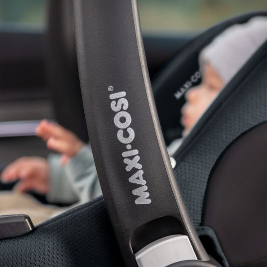 Maxi-Cosi Seggiolino auto CabrioFix i-Size dalla nascita a 15 mesi (40-75 cm) incluso cuscinetto di protezione per seggiolino - Essential Graphite