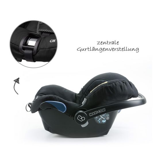 Maxi-Cosi Baby seat Citi incl. safety mirror - Black Raven