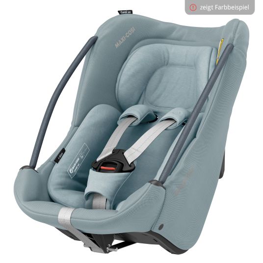 Maxi-Cosi Babyschale Coral 360 i-Size ab Geburt bis 12 kg (40 cm - 75 cm) mit Soft Carrier & Sonnenverdeck - Essential Graphite