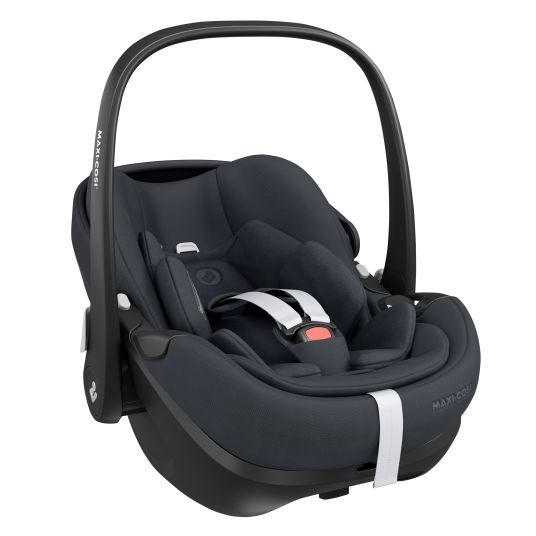 Maxi-Cosi Seggiolino auto girevole Pebble 360 Pro i-Size dalla nascita a 15 mesi (40 cm - 83 cm) con posizione reclinabile in piano - Essential Graphite