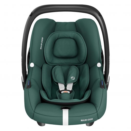 Maxi-Cosi Baby car seat set CabrioFix i-Size from birth-15 months (40-75 cm) i-Size base, cushion protection,summer cover - Essential Green