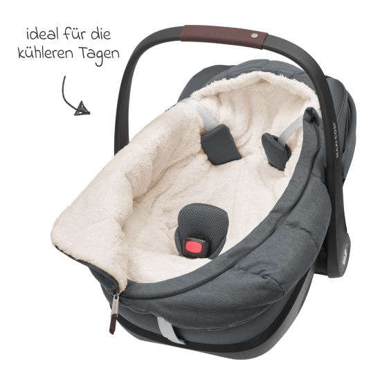 Maxi-Cosi Fußsack für Babyschalen von Maxi-Cosi - Twillic Graphite