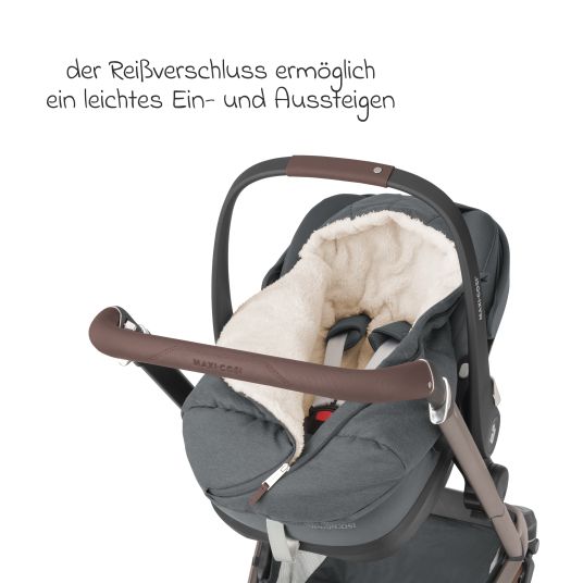 Maxi-Cosi Fußsack für Babyschalen von Maxi-Cosi - Twillic Graphite