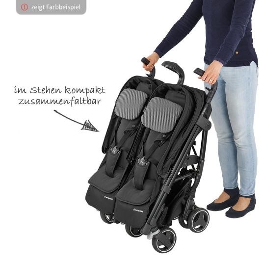 Maxi-Cosi Sibling & twin buggy Dana for 2 - Nomad Black