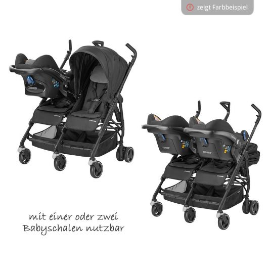Maxi-Cosi Sibling & twin buggy Dana for 2 - Nomad Grey