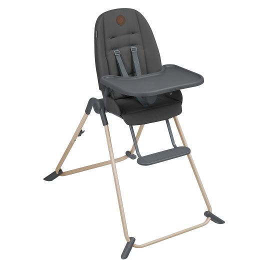 Maxi-Cosi Ava Beyond Eco Care high chair from birth - 3 years weighing only 6 kg with reclining position and tray - Graphite