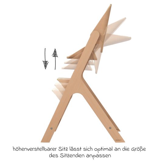Maxi-Cosi Hochstuhl Nesta ab 3,5 Jahre - 99 Jahre langlebig und nachhaltig - Natural